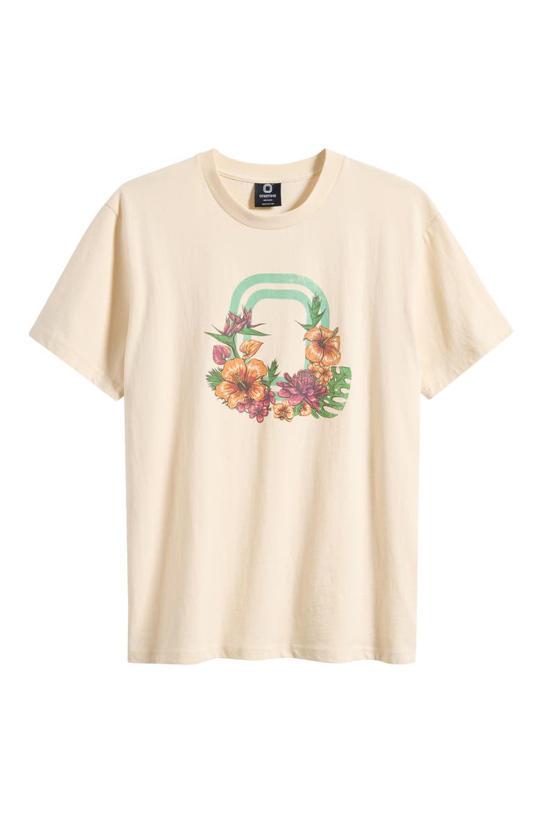 Bloom Cotton Graphic T-Shirt, Alternate, color, CREAM