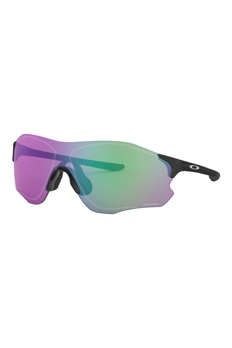 EVZero™ Path 38mm Prizm™ Shield Sunglasses, Alternate, color, SHINY GREY