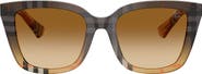 Burberry 52mm Gradient Square Sunglasses