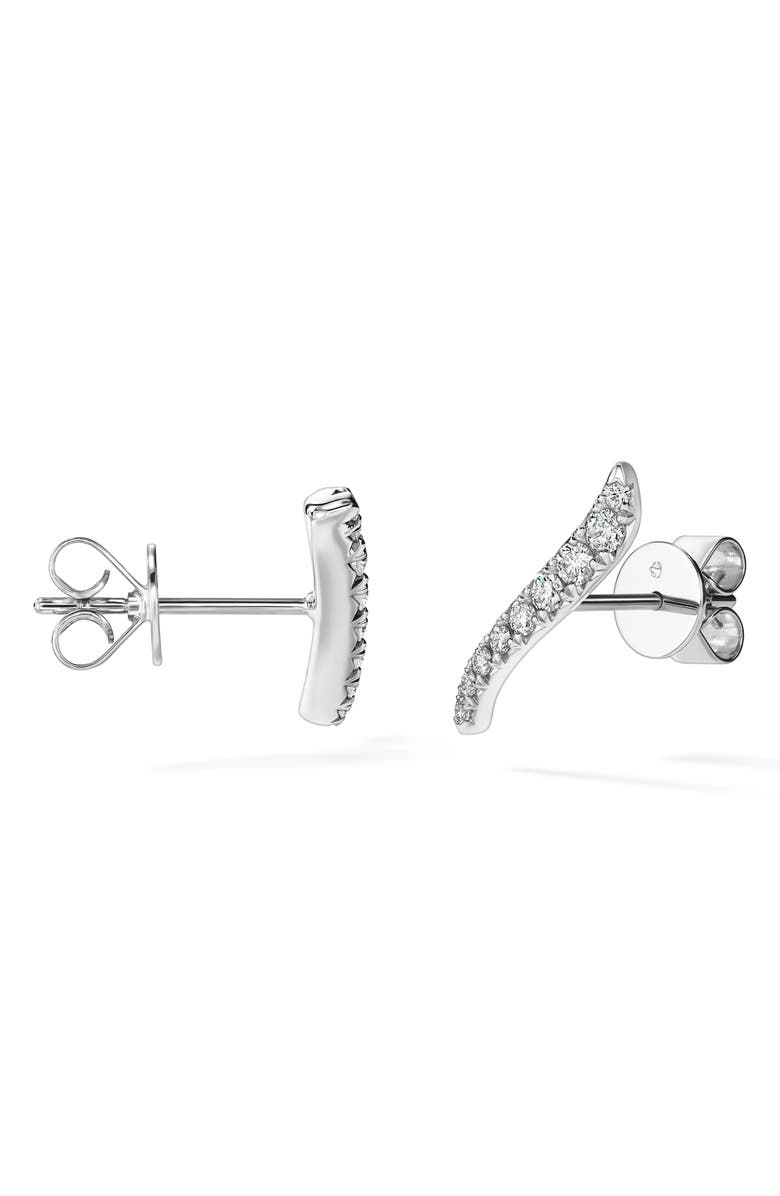 HEARTS ON FIRE Vela Ear Climbers, Alternate, color, White Gold