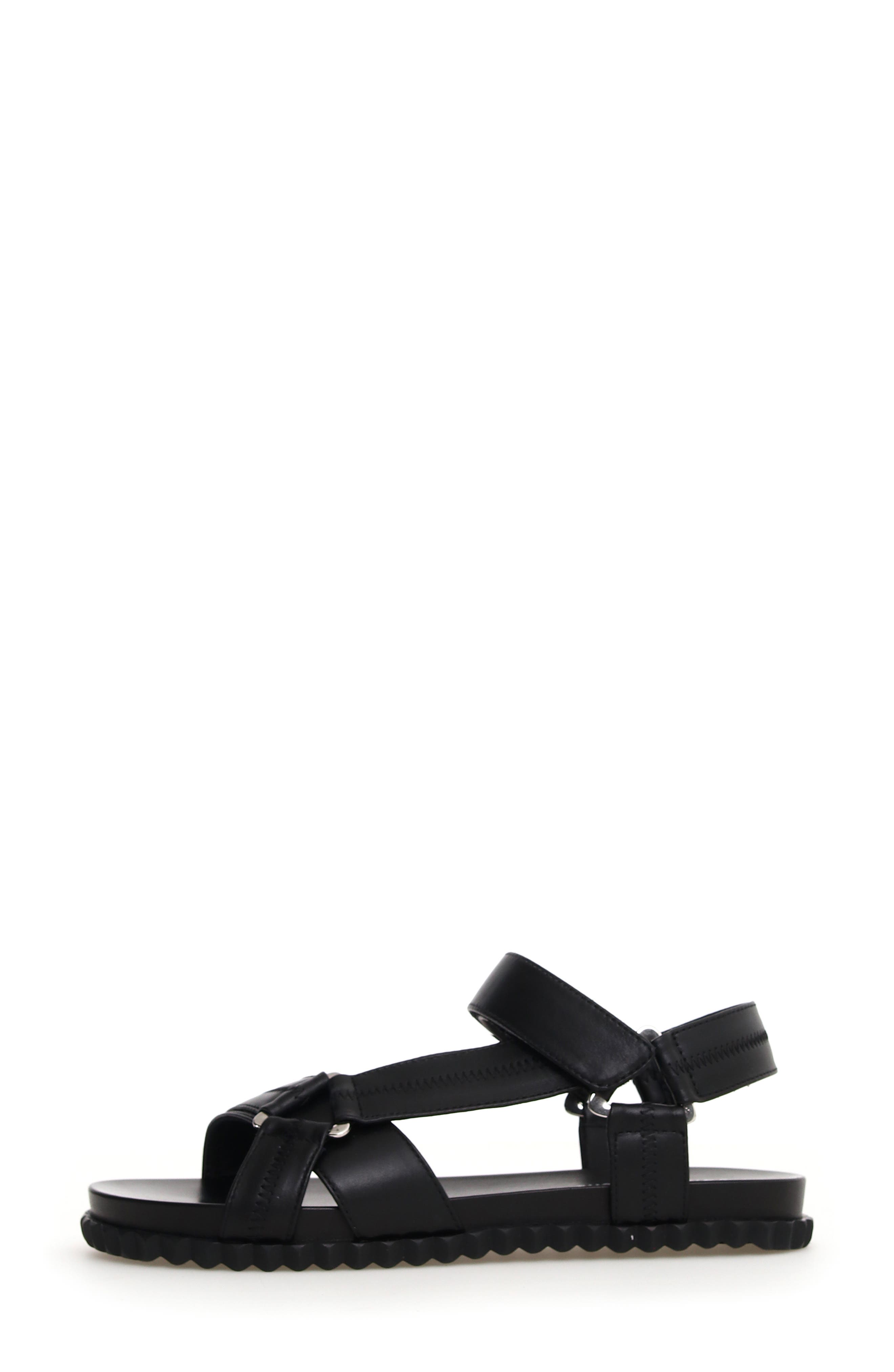 Voile Blanche Francis Zig Slingback Sandal, Alternate, color, Black