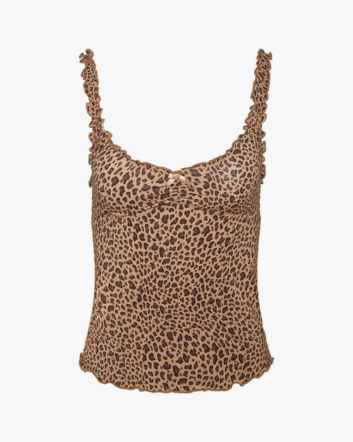 Weworewhat Lettuce Edge Tank In Brown