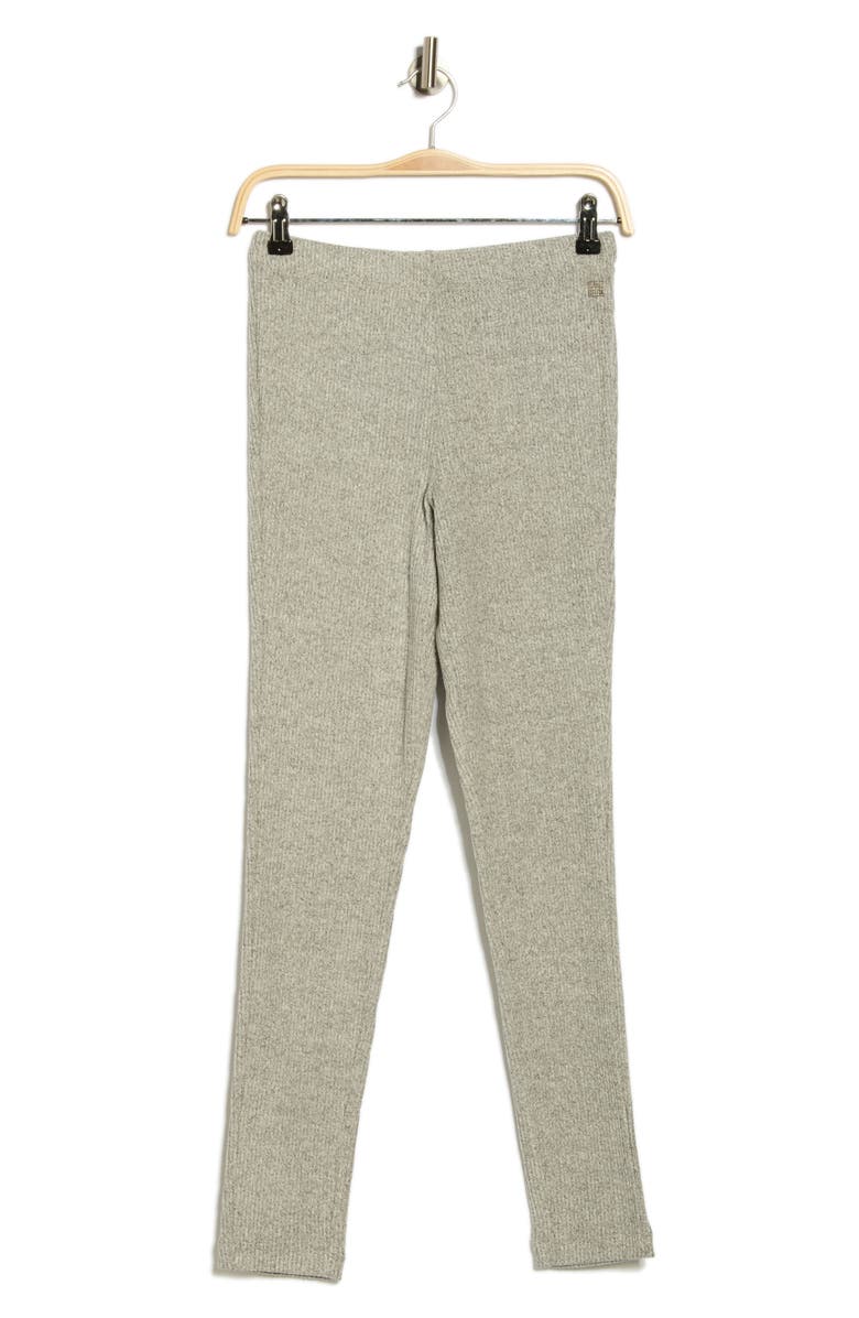 Natori Ulla Ribbed Leggings, Alternate, color, Heg