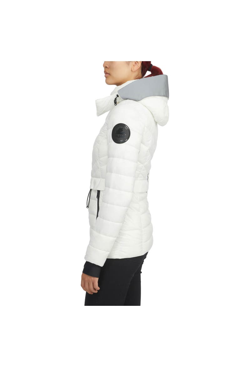 Women's Bailey Packable Lightweight Puffer Thinsulate with Detachable Hood, Alternate, color, White Op
