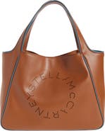 Stella McCartney Perforated Logo Faux Leather Tote