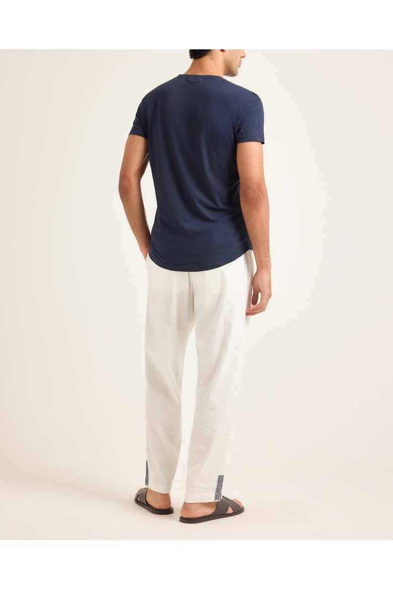 Ob V Tailored Fit V-neck T-Shirt, Alternate, color, NAVY