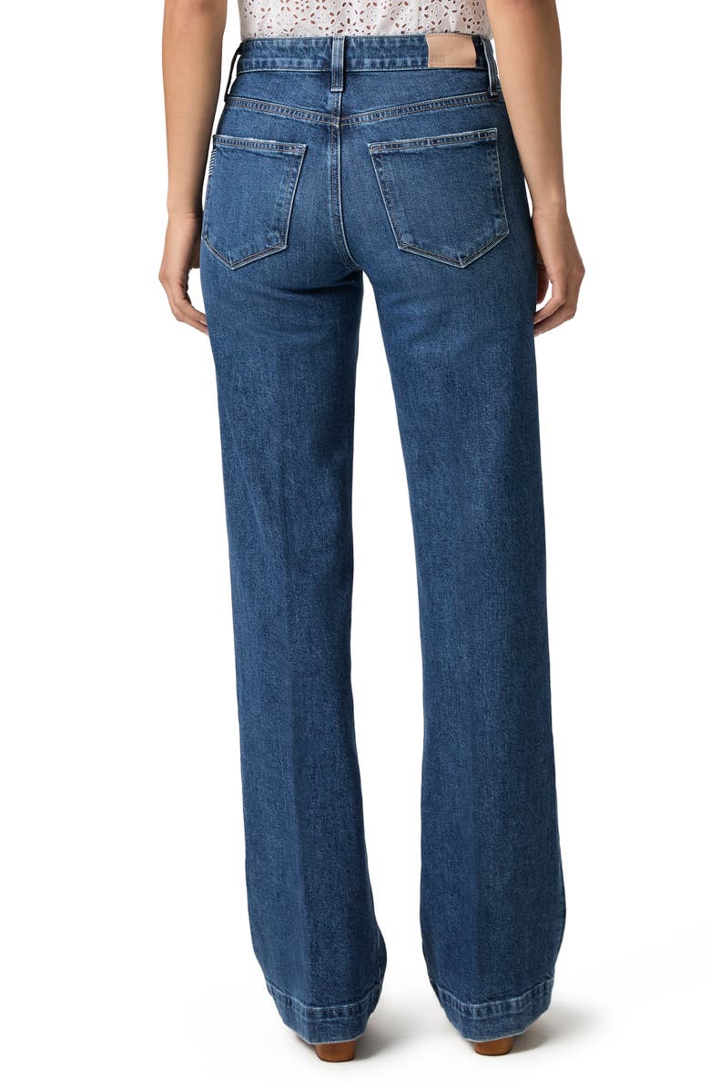 PAIGE Leenah High Waist Wide Leg Jeans, Alternate, color, Sound Check