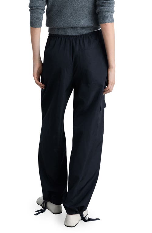 Mango Drawstring Hem Cargo Pants