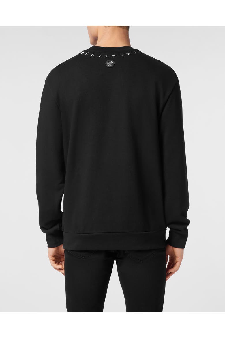 Sweatshirt Ls Gothic Plein Men, Alternate, color, black/black
