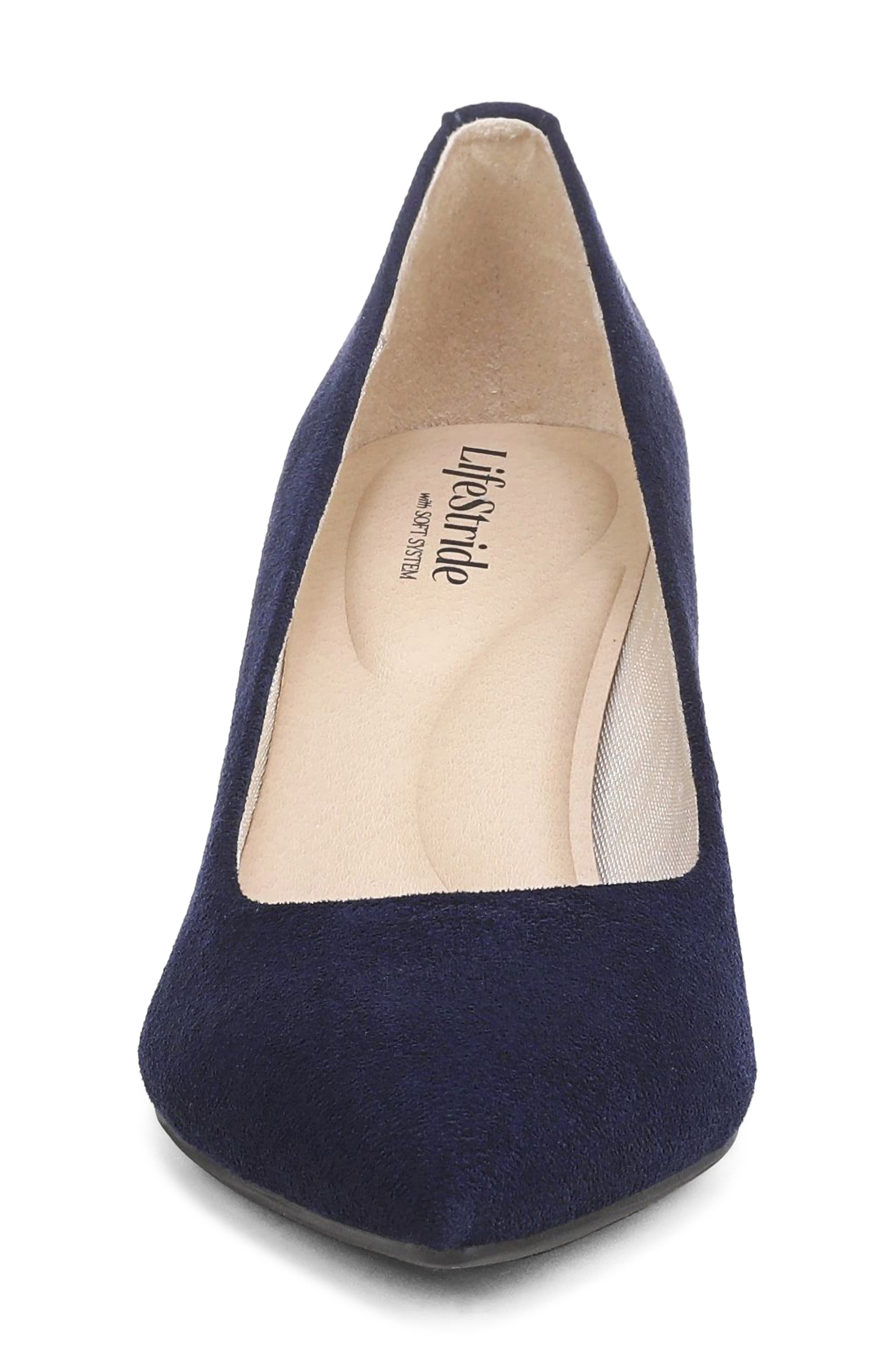 Rebecca Pointed Toe Pump, Alternate, color, BLUE
