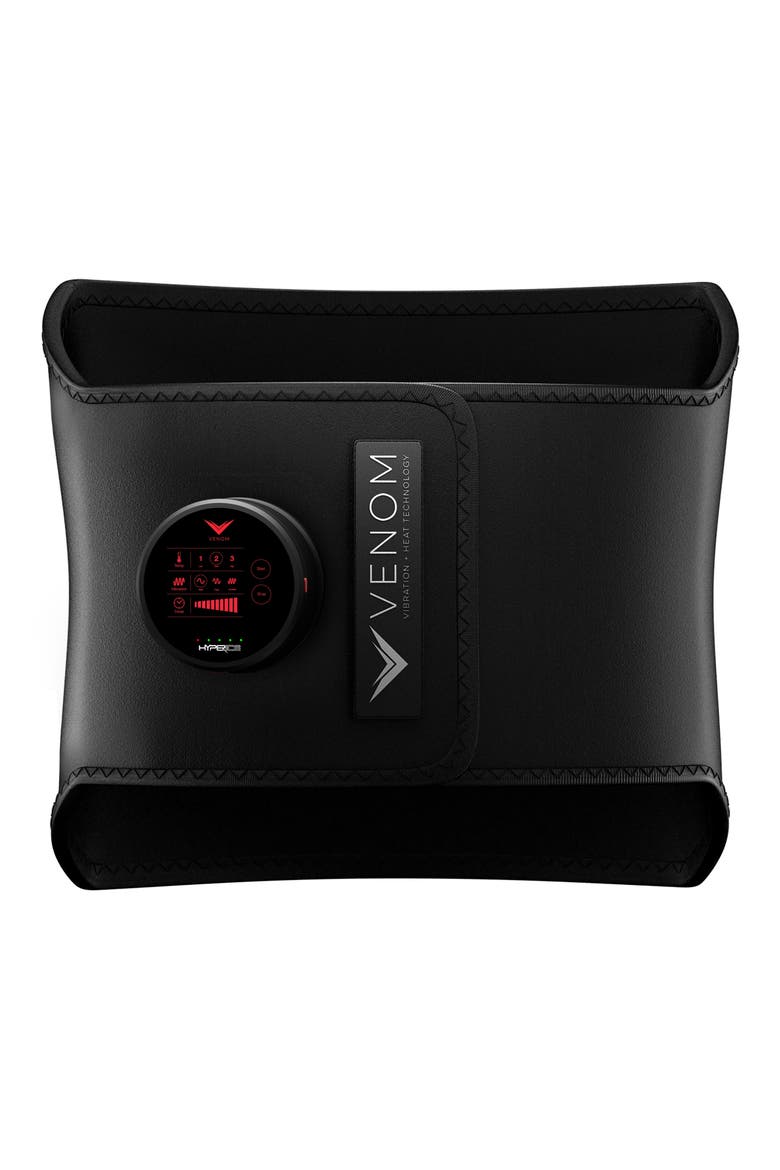Venom Back Heat & Vibration Wrap, Main, color, BLACK