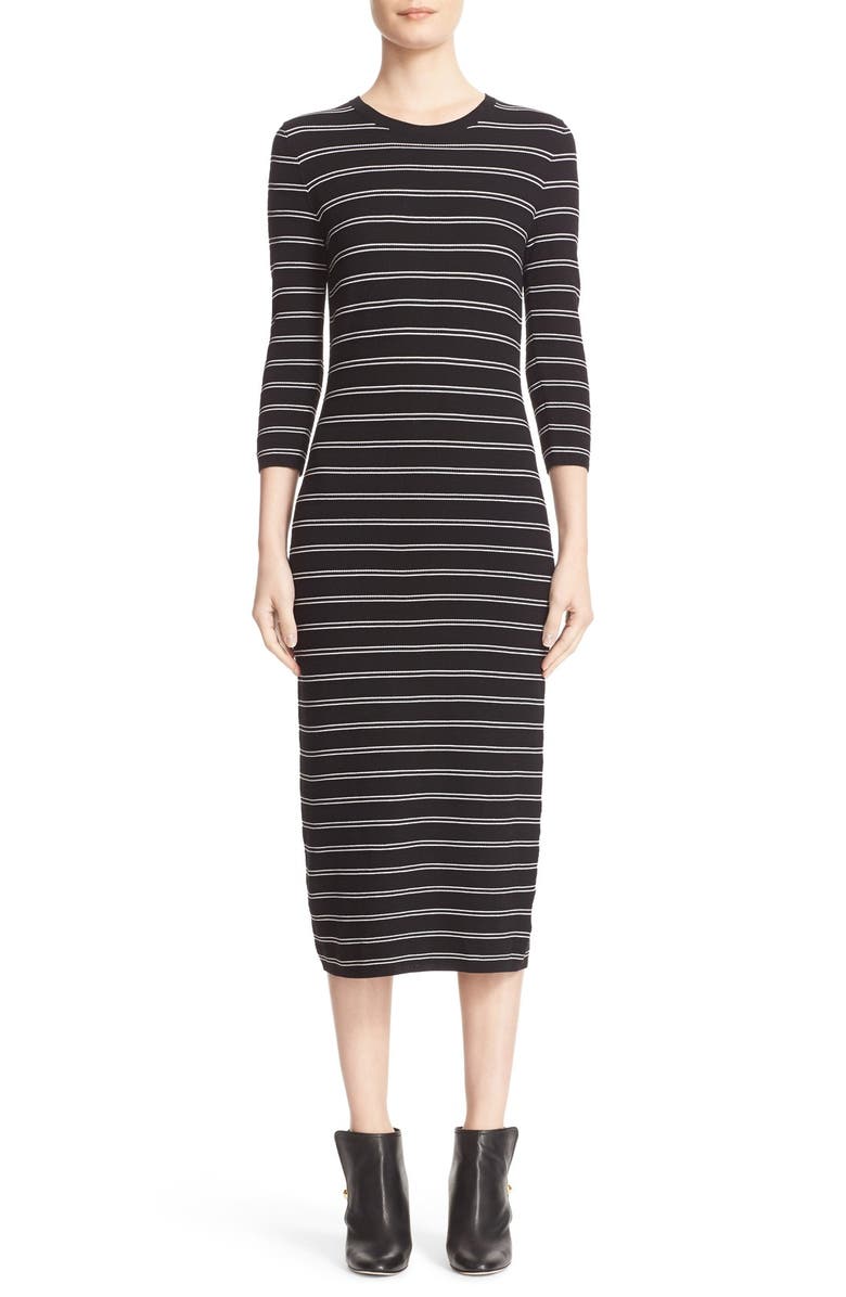 Theory 'Delissa B' Stripe Textured Knit Maxi Dress, Main, color,