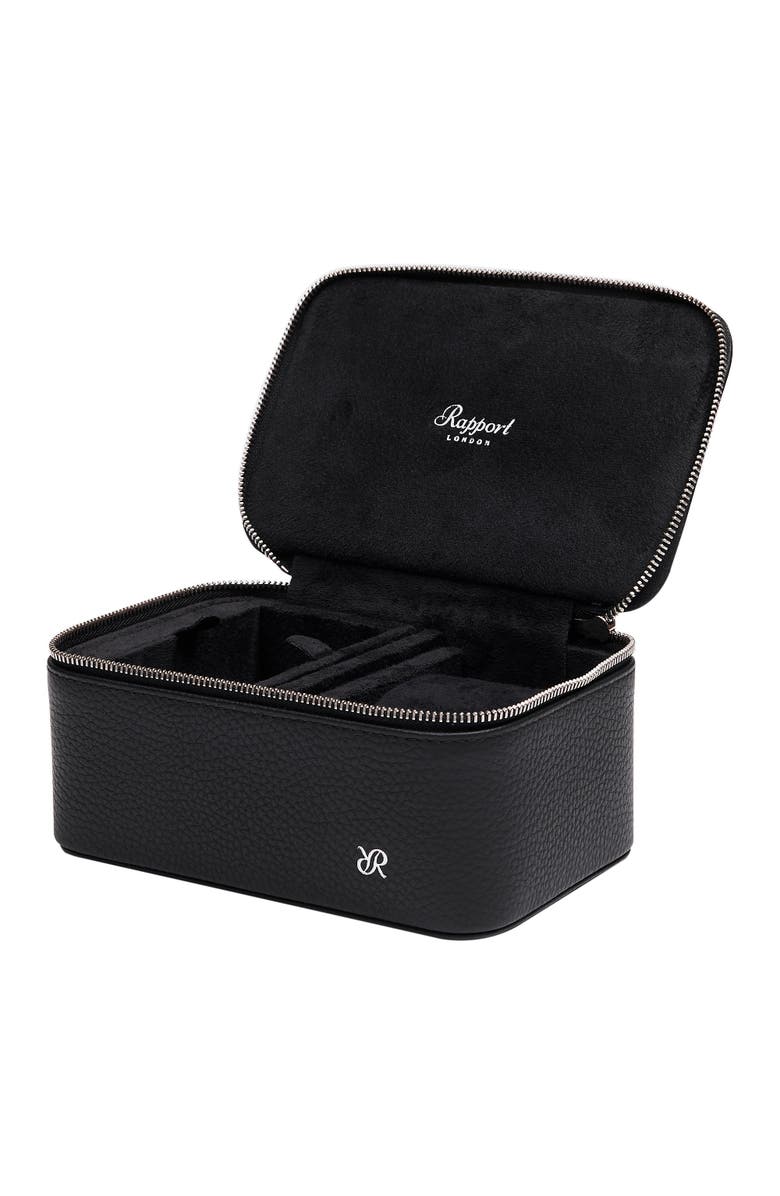 Rapport London TUXEDO WATCH ZIP CASE, Alternate, color, Black