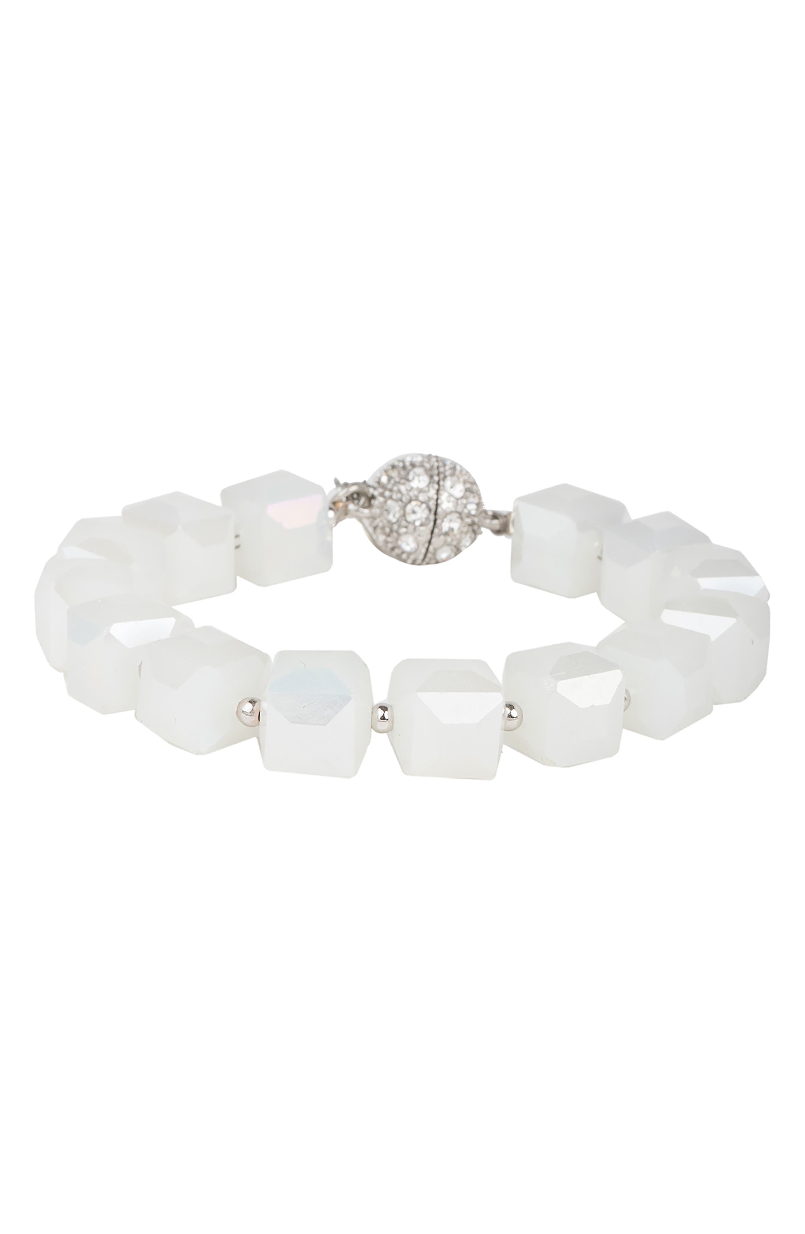 SAACHI Faceted Bead Line Bracelet