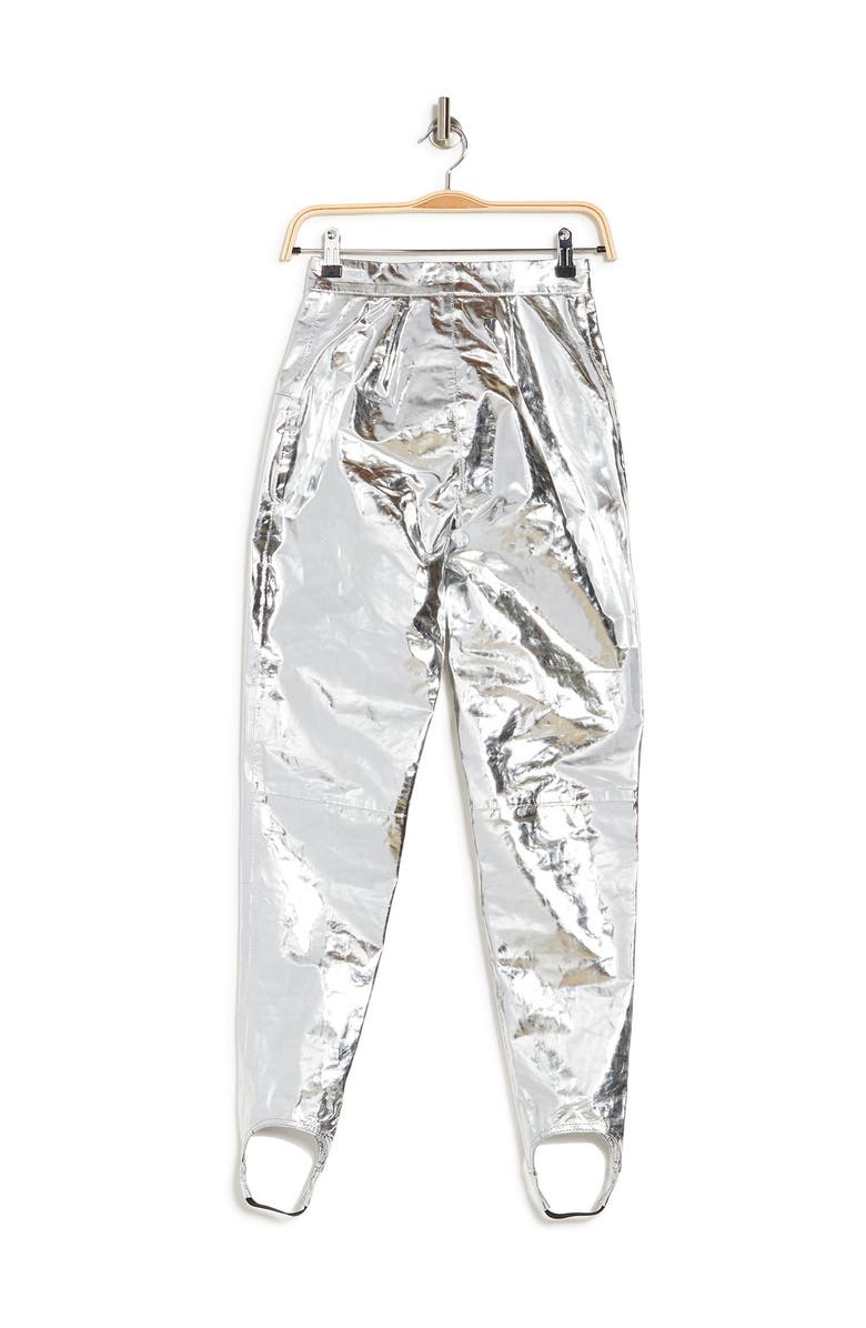 UNRAVEL PROJECT Leather Lace-Up Pants, Alternate, color, 