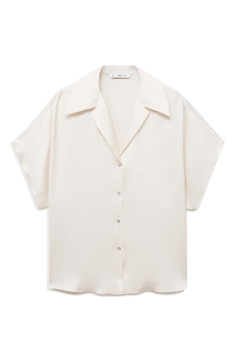 Fluid Short Sleeve Shirt, Alternate, color, OFF WHITE