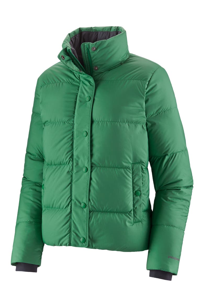 Silent Water Repellent 700-Fill Power Down Insulated Jacket, Main, color, EELGRASS GREEN