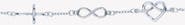 Rizen Jewelry Faith, Hope, Love Bracelet