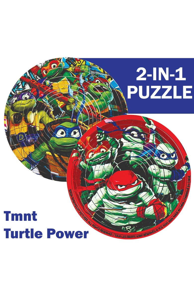 Tmnt Turtle Power 2In1 Doublesided Puzzle, Alternate, color, Multicolored