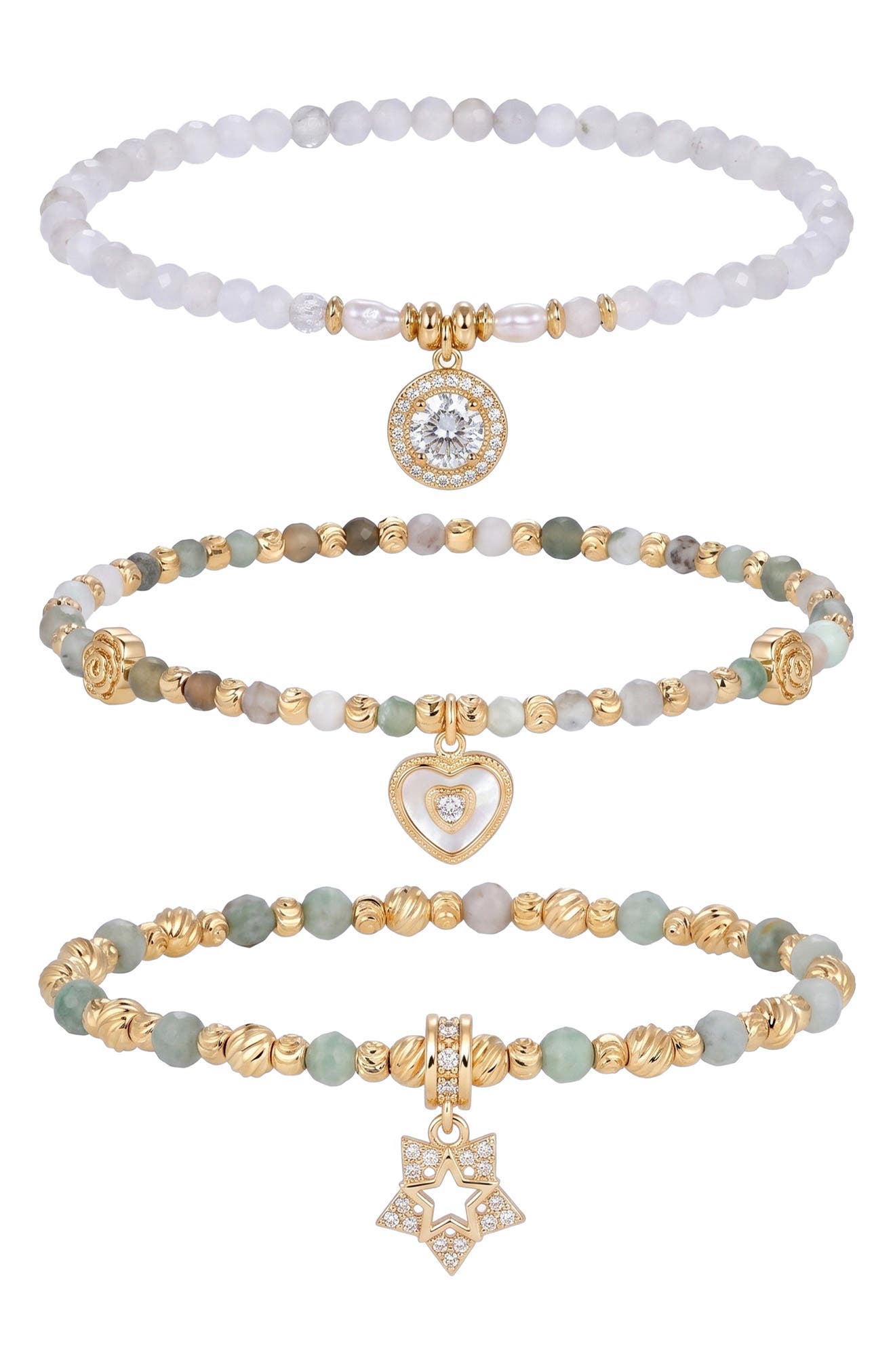 Florence Set of 3 Stretch Bracelets