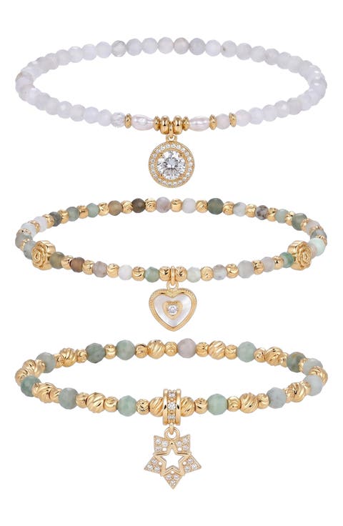 Florence Set of 3 Stretch Bracelets