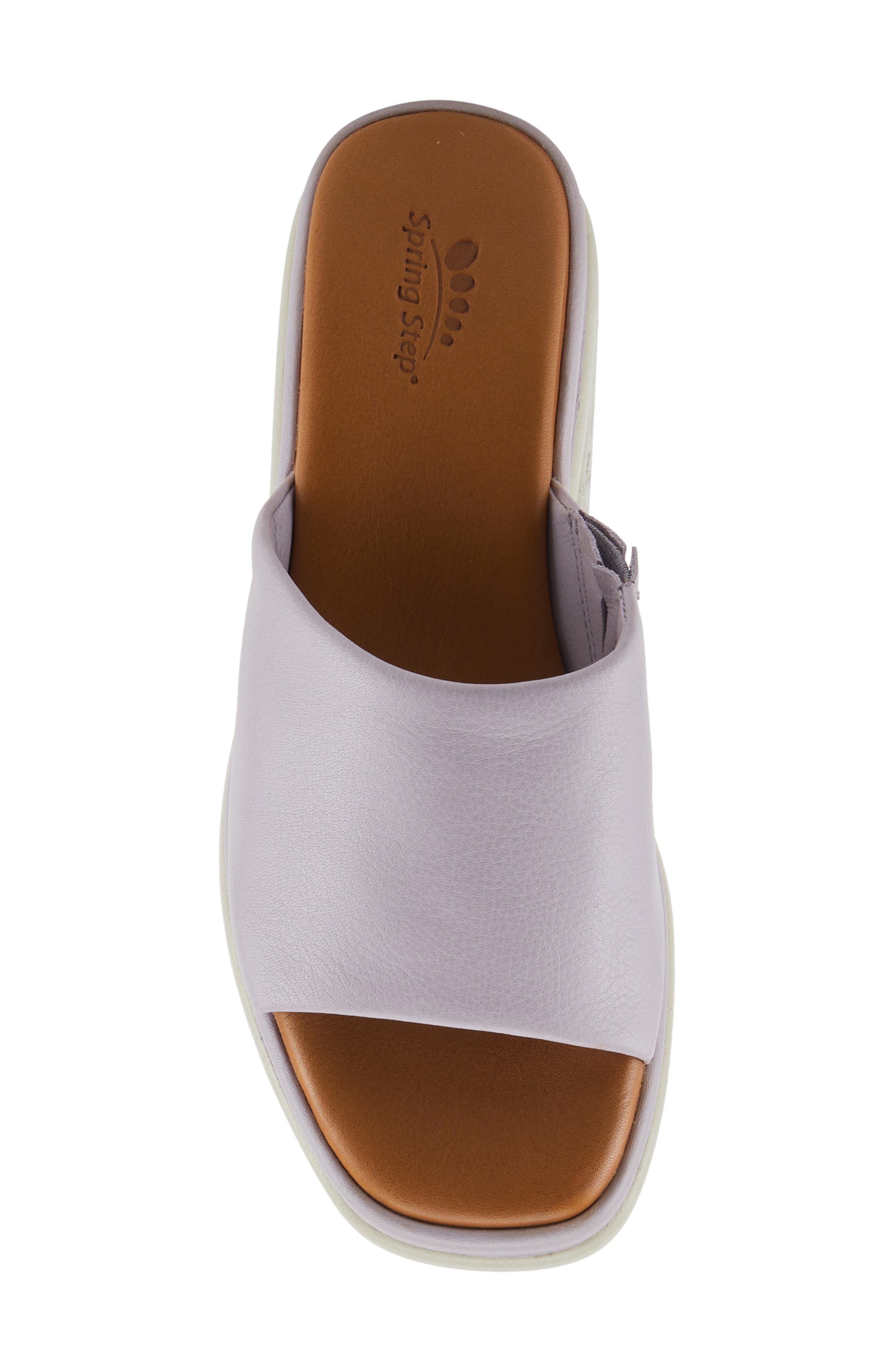 Spring Step Fire Island Platform Slide Sandal, Alternate, color, Lilac