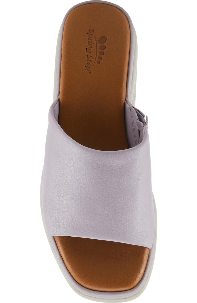 Spring Step Fire Island Platform Slide Sandal, Alternate, color, Lilac