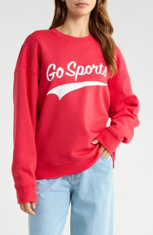 Favorite Daughter The Go Sports Sweatshirt In Red