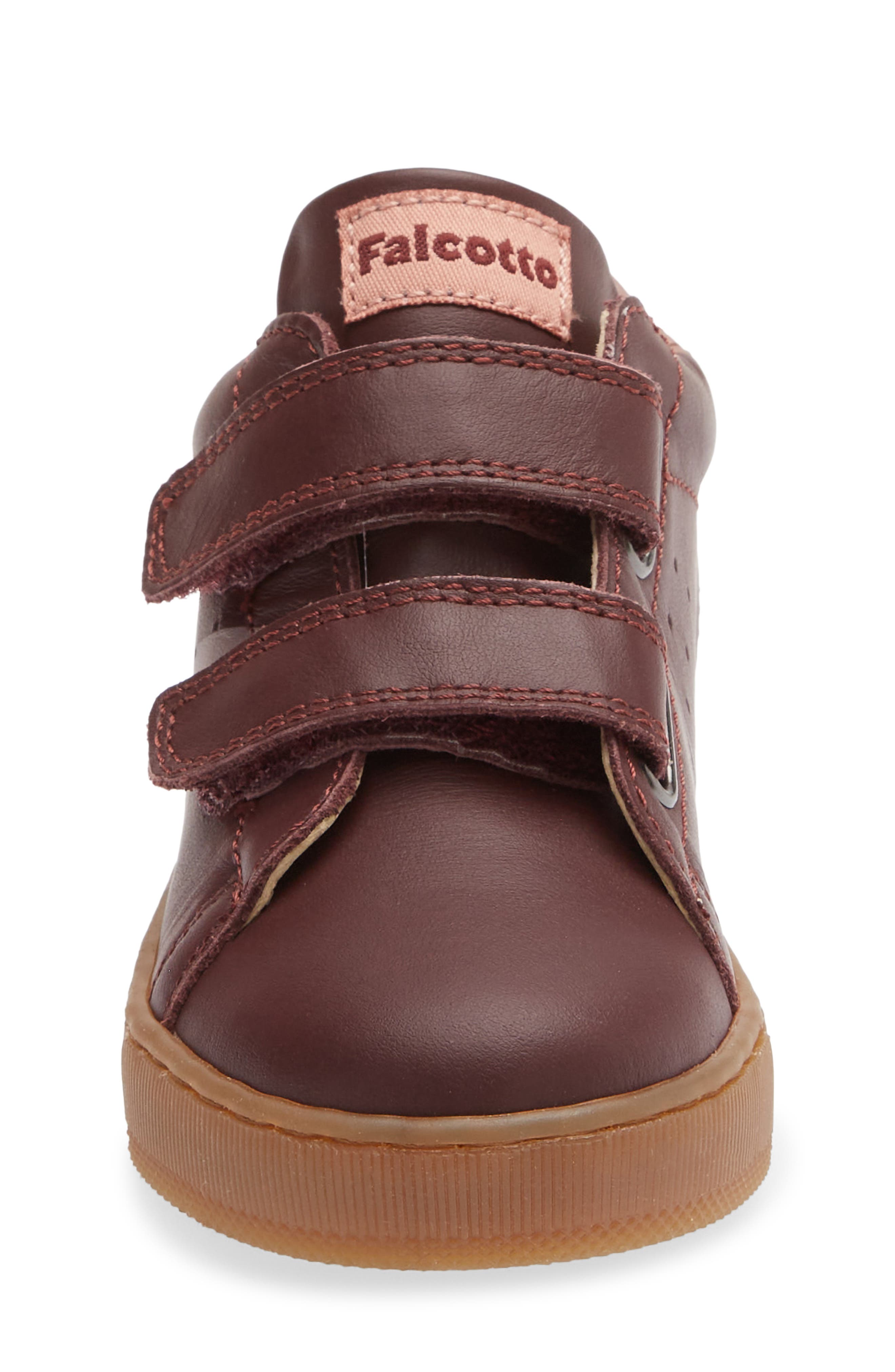 Kids' Salazar Leather Sneaker, Alternate, color, DARK RED