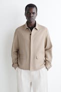 COS Relaxed Cotton-Linen Overshirt