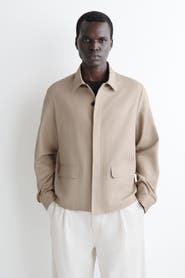 COS Relaxed Cotton-Linen Overshirt