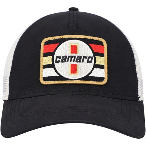 Men's American Needle Black Camaro Twill Valin Patch Snapback Hat