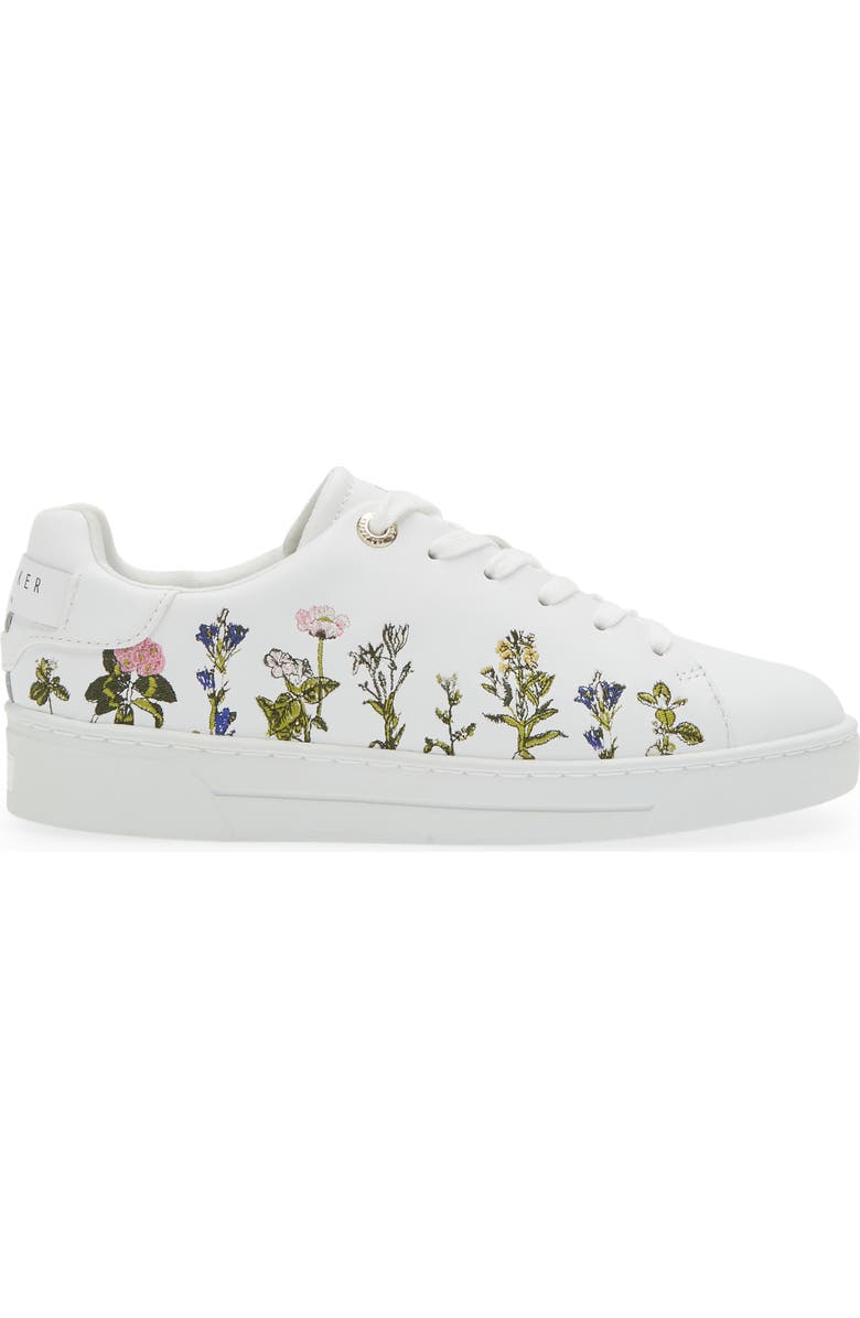 Ted Baker London Acea Bouquet Embroidred Sneaker, Alternate, color,