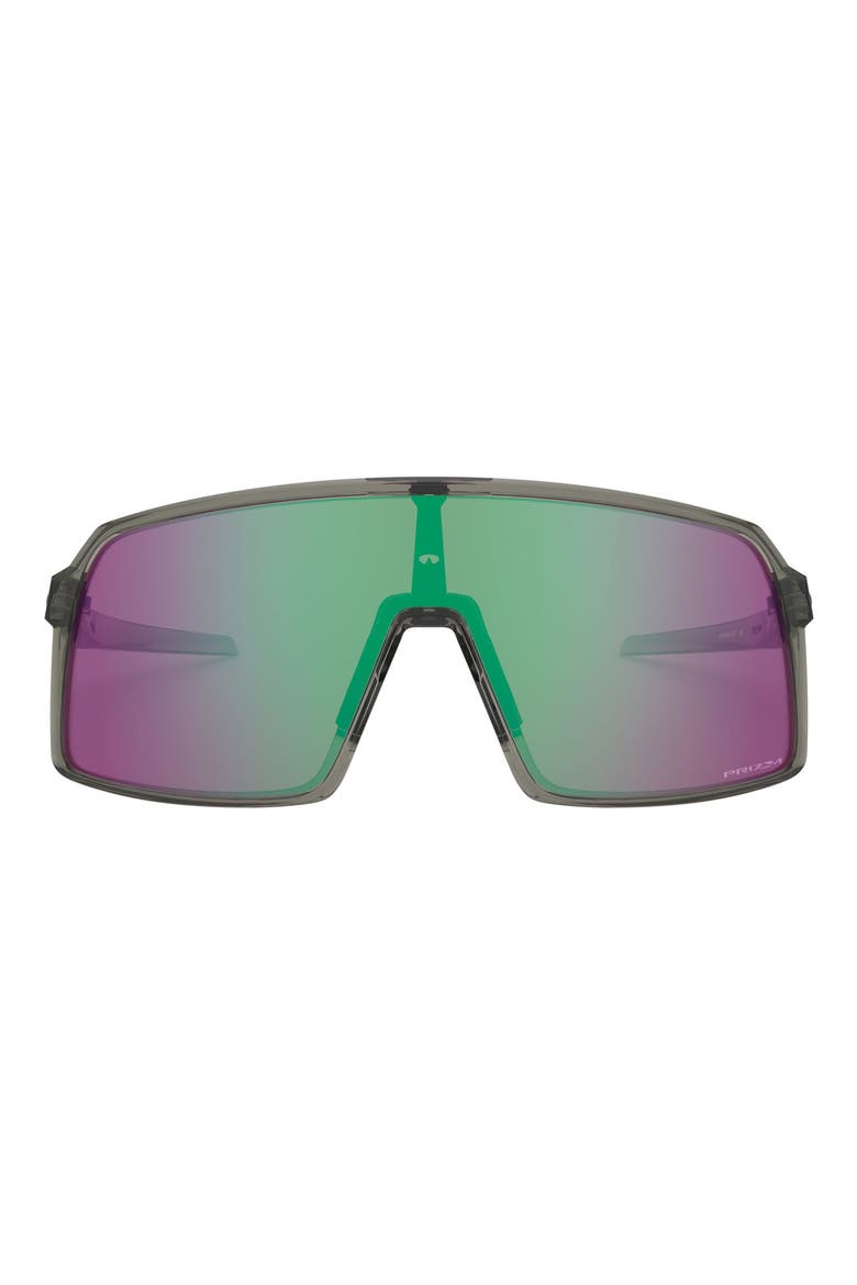 Sutro 137mm Shield Sunglasses, Main, color, GREY