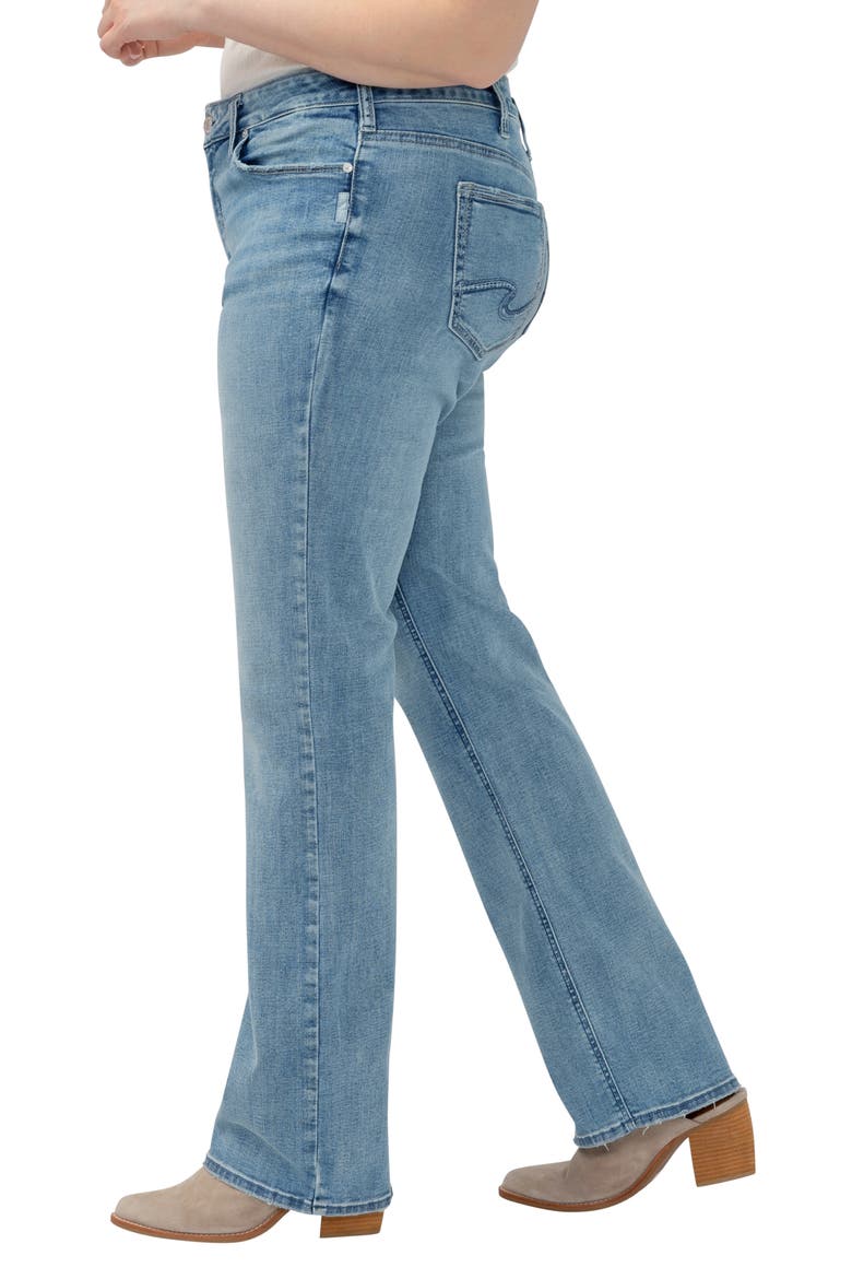 Elyse Curvy Mid Rise Slim Bootcut Jeans, Alternate, color, BACKSTAGE