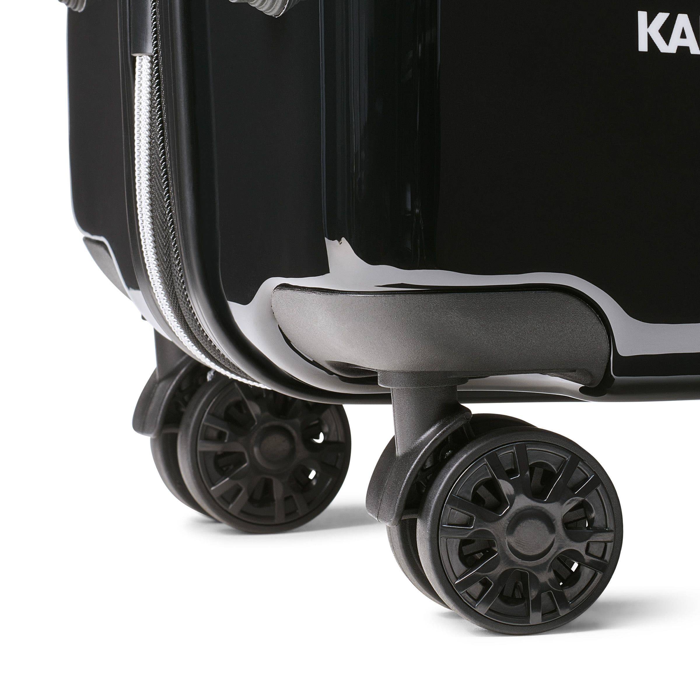 KARL LAGERFELD Up In Paris 21" Carry On Suitcase, Alternate, color, Black