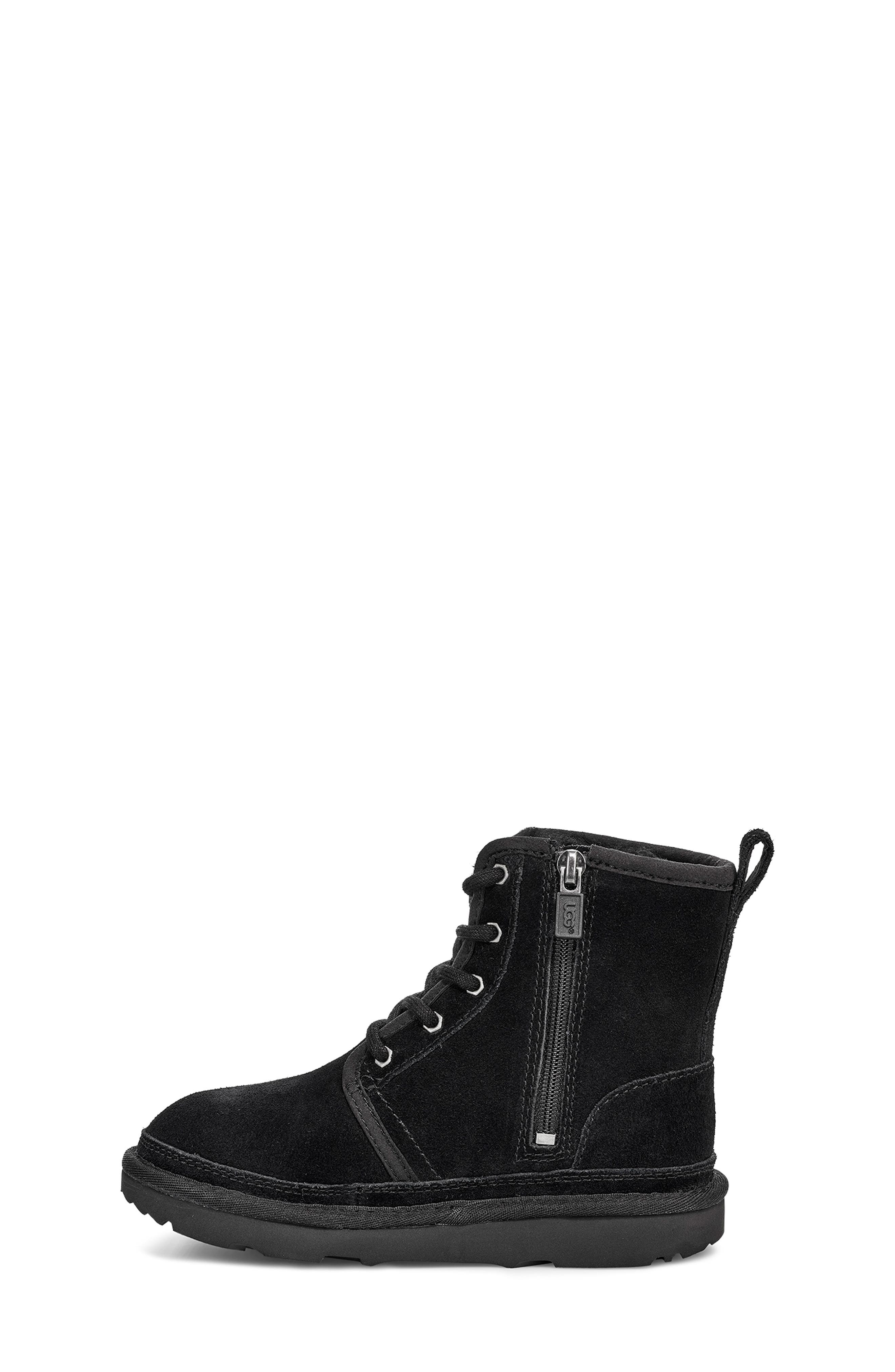 Harkley Lace-Up Boot, Alternate, color, BLACK