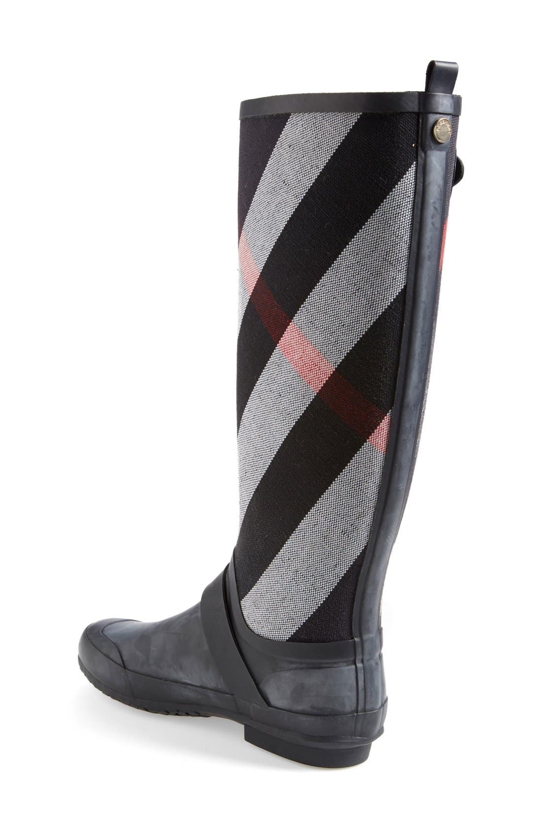 'Birkback' Rain Boot, Alternate, color, NAVY