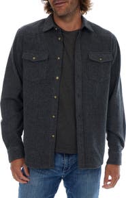 PX Herringbone Stripe Shacket