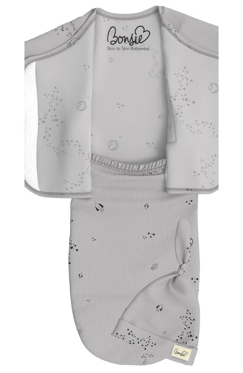 BONSIE Baby Skin to Skin Bodysuit Bag and Hat Set, Alternate, color, 