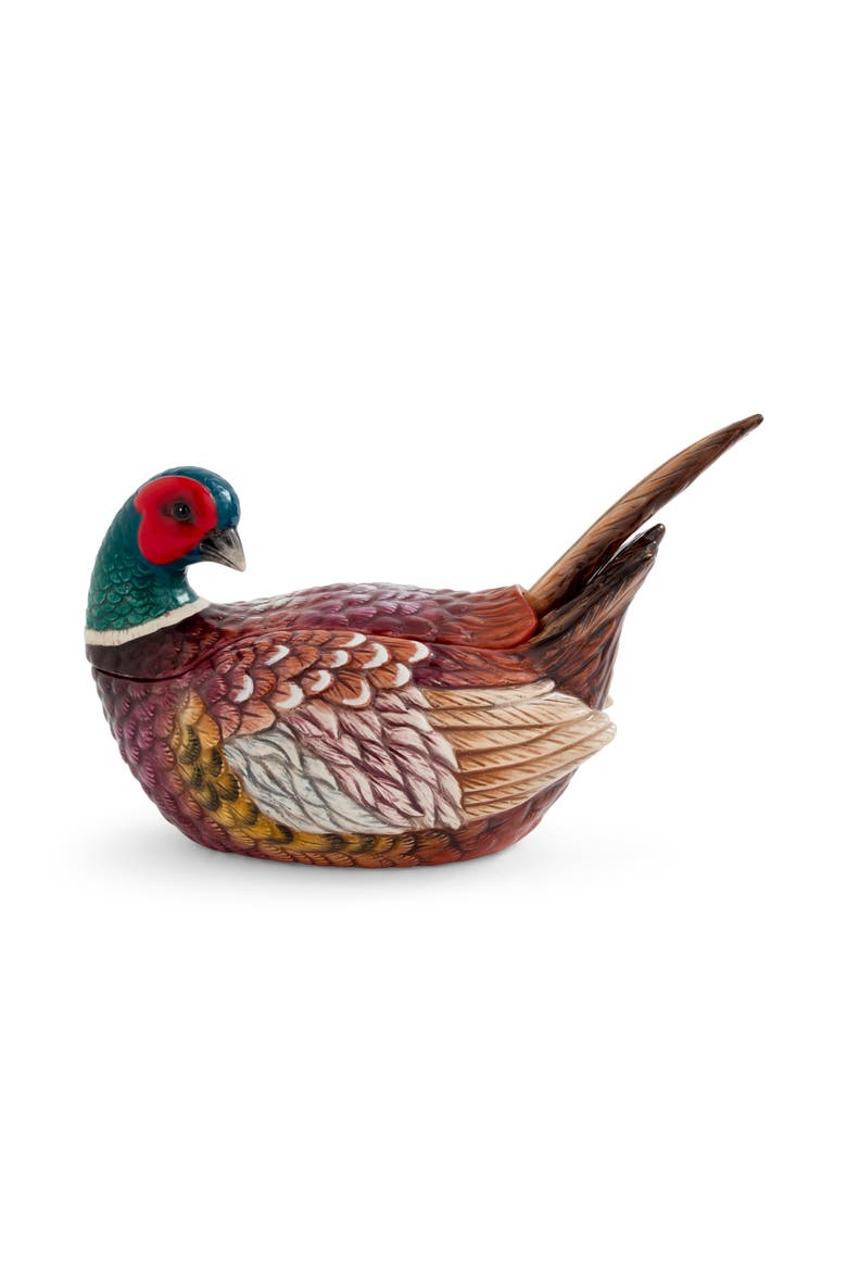 Pheasant 14oz Gravy Boat with Ladle, Main, color, Brown