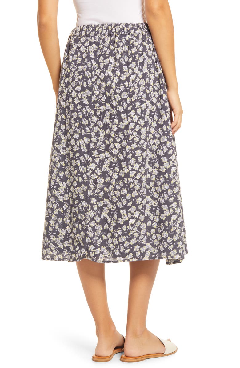 Caslon<sup>®</sup> Faux Wrap Midi Skirt, Alternate, color, 