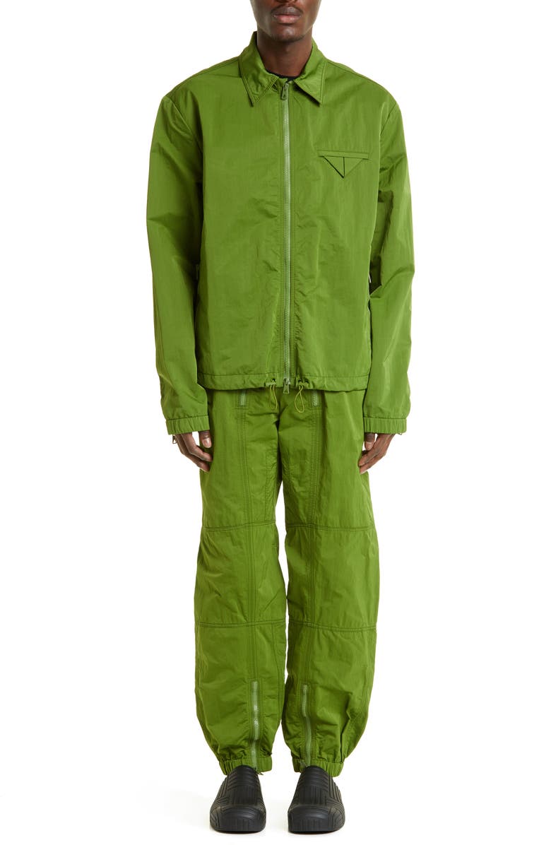 Bottega Veneta Triangle Pocket Technical Nylon Jacket, Alternate, color, 