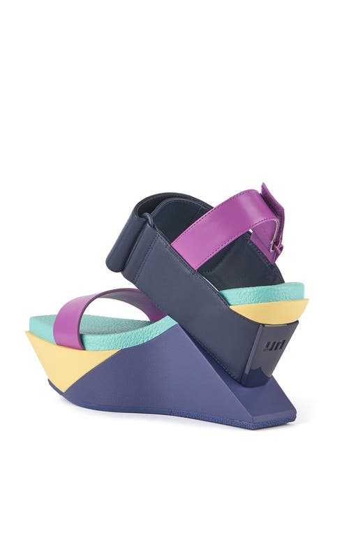 United Nude Delta Wedge Sandal In Multi