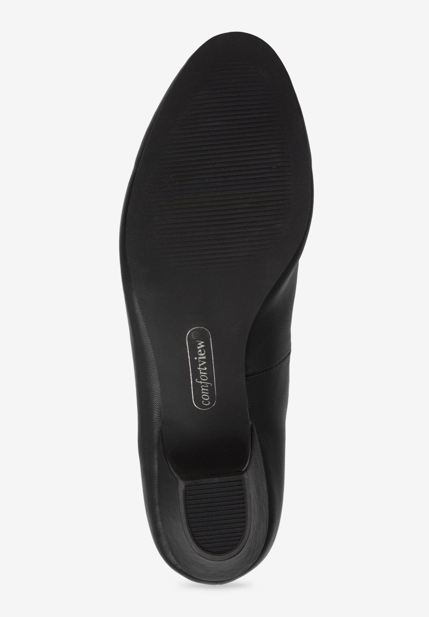 The Vida Leather Like Slip On Pump, Alternate, color, BLACK