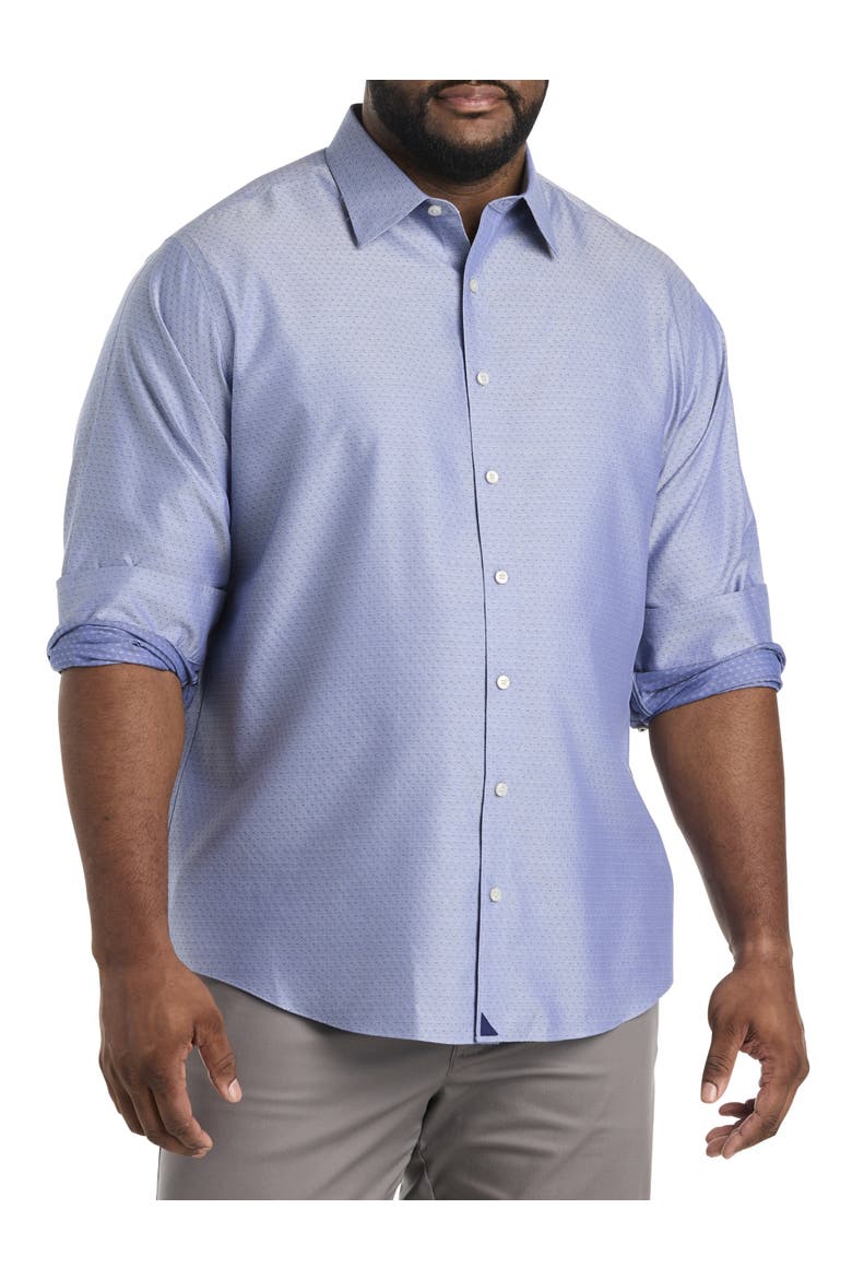 Big & Tall Oliver Sport Shirt, Main, color, BLUE
