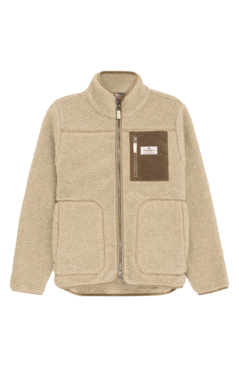 Amundsen Heroes Wool Fleece Jacket Womens, Main, color, Natural