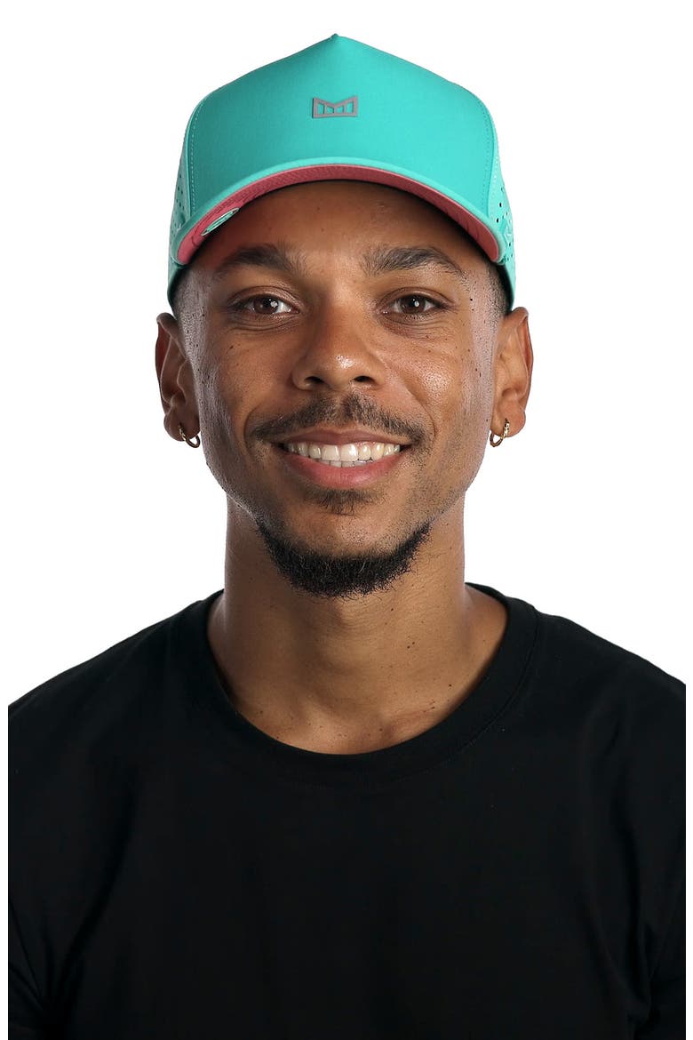 Odysea Rope Bulls Icon Hydro Performance Snapback Hat, Alternate, color, WHATAMELIN