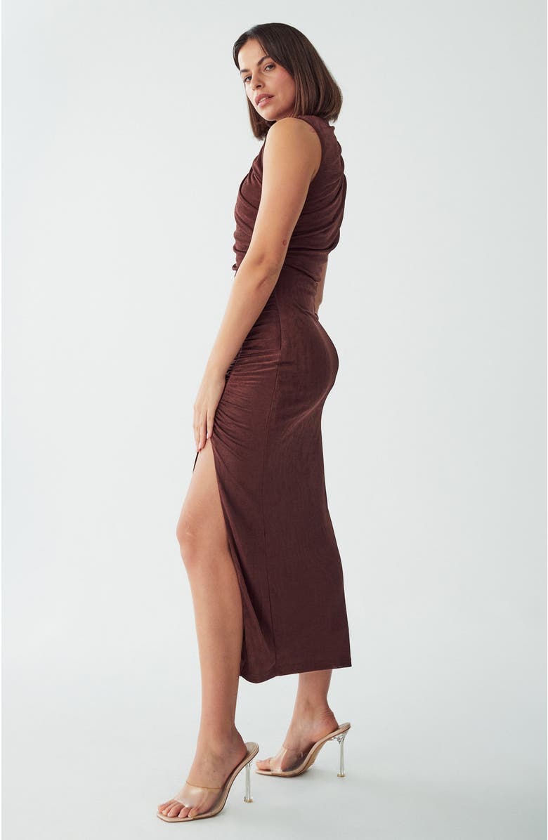 BWLDR Eternity Dress, Alternate, color, Chocolate
