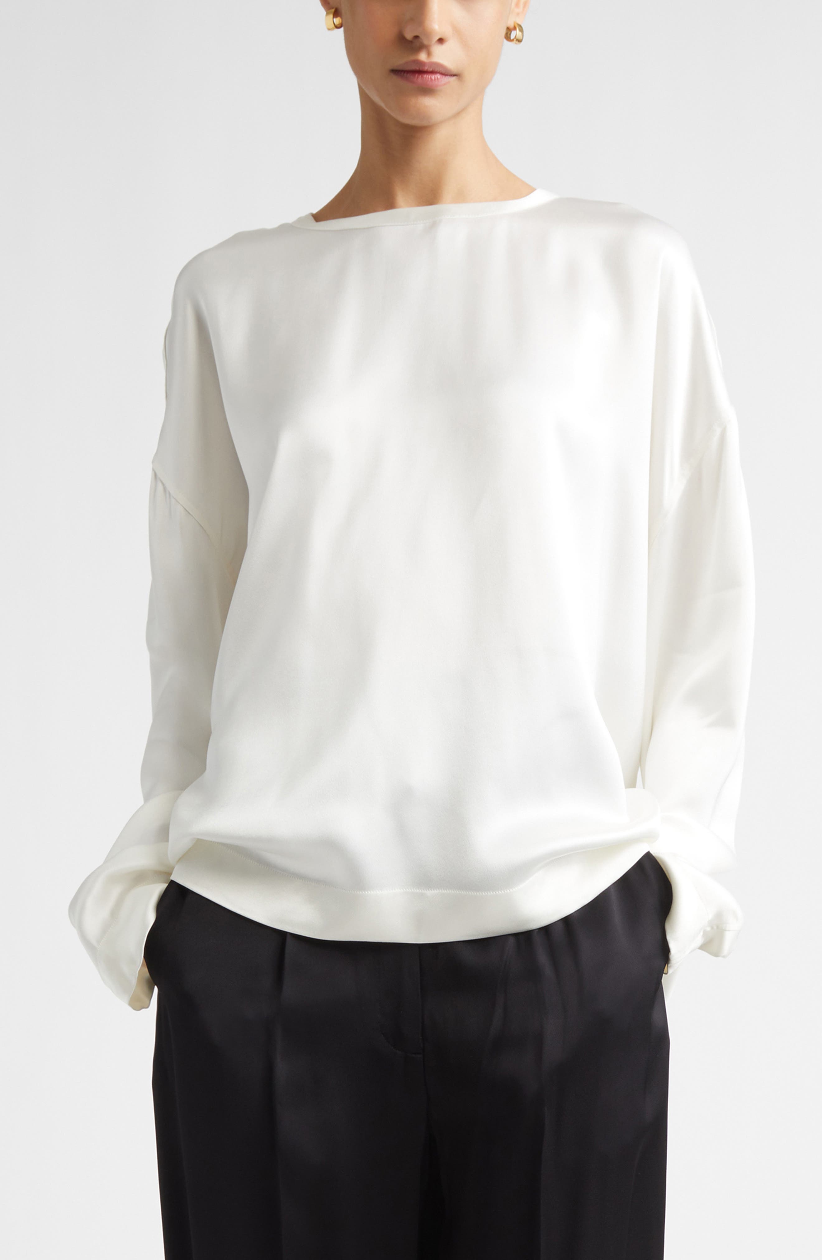 Boxy Satin Top - image 3